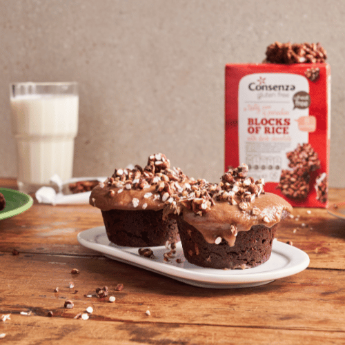 Glutenvrije brownie cupcakes